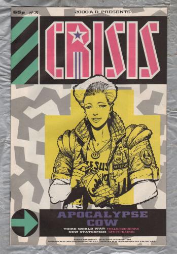 2000 A.D. Presents - CRISIS - Issue No.3 - 15th/28th October 1988 - `Apocalypse Cow` - Fleetway Publications
